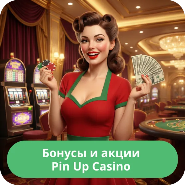 Бонусы и акции Pin Up Casino